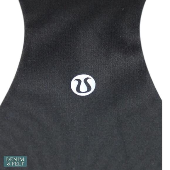 Lululemon Black Sports Bra Size 6 & High-Rise Leggings Size 4 Activewear Set - Picture 7 of 8